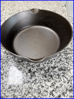 CHF #8 Hammered Deep Skillet Chicken Fryer With Lid 89X Cast Iron