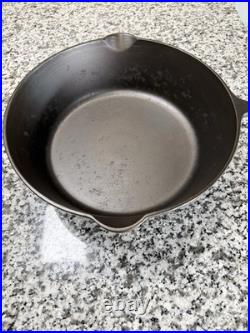CHF #8 Hammered Deep Skillet Chicken Fryer With Lid 89X Cast Iron