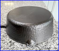 CHF #8 Hammered Deep Skillet Chicken Fryer With Lid 89X Cast Iron