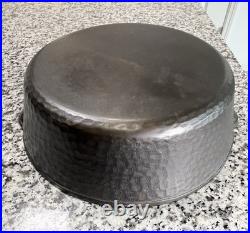 CHF #8 Hammered Deep Skillet Chicken Fryer With Lid 89X Cast Iron