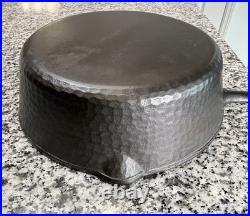 CHF #8 Hammered Deep Skillet Chicken Fryer With Lid 89X Cast Iron