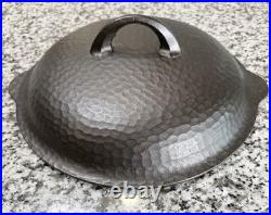 CHF #8 Hammered Deep Skillet Chicken Fryer With Lid 89X Cast Iron