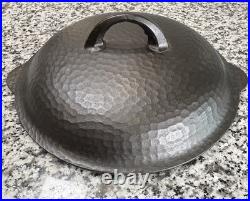 CHF #8 Hammered Deep Skillet Chicken Fryer With Lid 89X Cast Iron