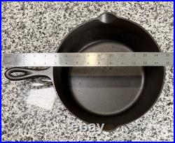 CHF #8 Hammered Deep Skillet Chicken Fryer With Lid 89X Cast Iron
