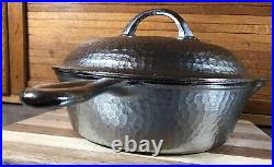 CHF Chicago Hardware Foundry Hammered Nickel Plated Cast iron Chicken Fryer Set