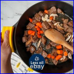COOKLIFE 5.5 Qt Cast Iron Dutch Oven Lightweight, Pre-Seasoned NIB