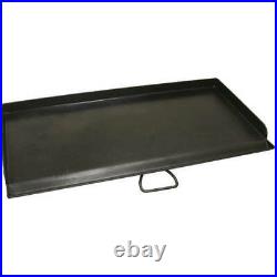 Camp Chef Deluxe Griddle Covers 2 Burners On 2 Burner Stove Cast Iron