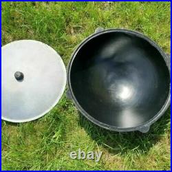 Camping Oven Uchag Cooking Fire Cauldron Oven+Kazan 12L Cast Iron Cauldron