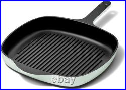 Caraway Enameled Cast Iron 10.5 Grill Pan