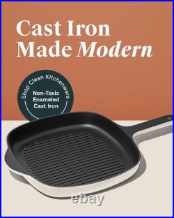 Caraway Enameled Cast Iron 10.5 Grill Pan