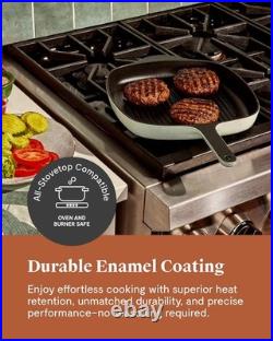 Caraway Enameled Cast Iron 10.5 Grill Pan