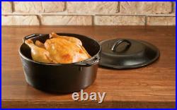 Cast Iron 7 Quart Seasoned Oven