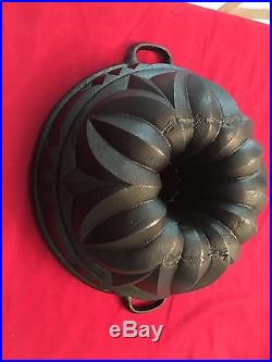 Cast Iron Bundt Cake Pan Mold Monarch Clean Ready For Use