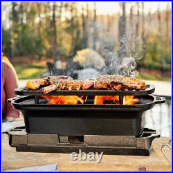 Cast Iron Charcoal GrillHOTFREE SHIPPING