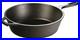 Cast Iron Deep Skillet Pre-Seasoned 10.25 inches Black