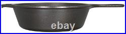 Cast Iron Deep Skillet Pre-Seasoned 10.25 inches Black