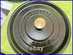 Cast Iron Dutch Oven 4-qt Round Cocotte, Made in France, Serves 3-4, Matte Black