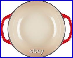 Cast Iron Dutch Oven with Lid Dual Handles Oven Safe up to 500° F or on