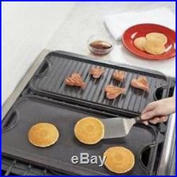 Cast Iron Griddle For Grill LODGE Cookware Grilling Plate BBQ Steak Gas Stove