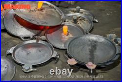 Cast Iron Grill Pan Double-sided Perilla Oil Seasoning Pan Home Garden Camping