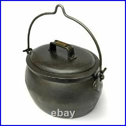 Cast Iron Gypsy Pot Belly Cooking Pot 1 Gallon