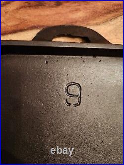 Cast Iron Long Griddle #9, 20.75 L X 9.5 W, Cleaned & Seasoned, Family Size