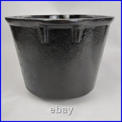 Cast Iron Oval Ham Boiler Fish Poacher Large Primitive Pot 24 Footed Roaster