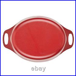 Cast Iron Oven, 6.5-Quart, Red