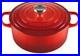 Cast Iron Round Dutch Oven, Size 5.5 Qt, In Red/Cerise, New, By Le Creuset