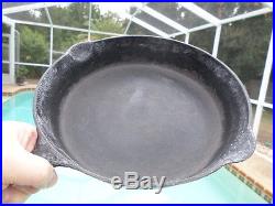Cast-Iron Skillet GRISWALD 9 Erie PA USA 710 H Heat Ring