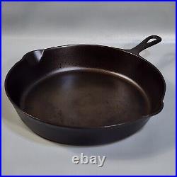 Cast Iron Skillet Mystery Marking 379 Possible Griswold 11 1/4 Dual Spout