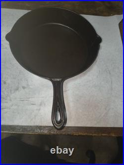 Cast Iron Skillet Set, 1800s Gate Mkd Unknown Maker. #7, #8, #9 Read Description