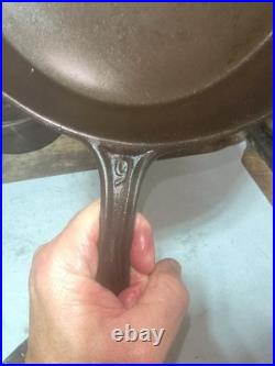 Cast Iron Skillet Set, 1800s Gate Mkd Unknown Maker. #7, #8, #9 Read Description