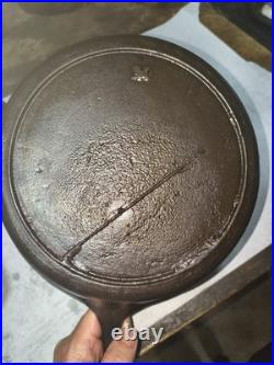 Cast Iron Skillet Set, 1800s Gate Mkd Unknown Maker. #7, #8, #9 Read Description
