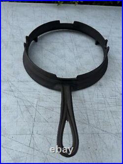 Cast Iron Waffle Maker, Circa 1800s, Flip Flop Style, Size 8/9, Low Base, 2-pc