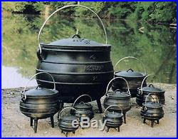 Cast iron Cauldron Potjie pot 9.5 gal Size 14 African style Reenactment Survival