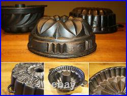 Cast iron cake pan. Antique