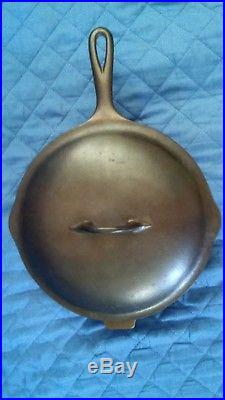 Cast iron skillet with lid Favorite Cook Ware vintage 3deep, approx 11diameter