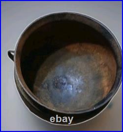 Cauldron With Handles Antique Cast Iron 3 Leg Pot Mark 15 Baltimore MD