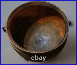 Cauldron With Handles Antique Cast Iron 3 Leg Pot Mark 15 Baltimore MD