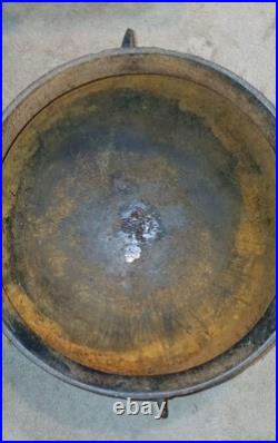 Cauldron With Handles Antique Cast Iron 3 Leg Pot Mark 15 Baltimore MD