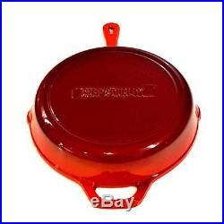 Chef's Quality Cast Iron Enamel Cookware Set Was $169
