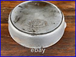 Chicago Foundry Hardware #8 Cast Iron Skillet with Wooden Handle