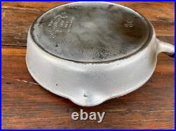 Chicago Foundry Hardware #8 Cast Iron Skillet with Wooden Handle