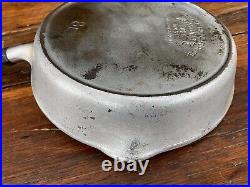 Chicago Foundry Hardware #8 Cast Iron Skillet with Wooden Handle