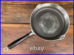 Chicago Foundry Hardware #8 Cast Iron Skillet with Wooden Handle