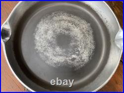 Chicago Foundry Hardware #8 Cast Iron Skillet with Wooden Handle