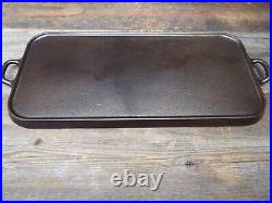 Chicago HDWE FDRY Co. Favorite #9 Cast iron Long Griddle, Restored