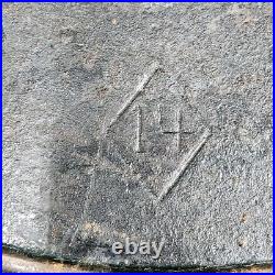 Chicago Hardware Foundry #14 Diamond Logo Cast Iron Skillet 16 No Cracks Flat