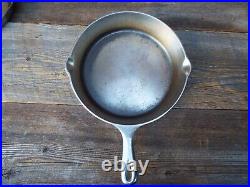 Chicago Hardware Foundry / CHF Hammered Plated Cast iron 3 Skillet Set, Restored